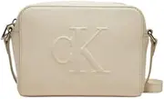 [Calvin Klein] SCULPTED CAMERA BAG BIRCH Crossbody, Off White, One Size