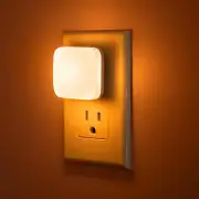 Amber Night Lights Plug into Wall, Nightlights with Light Sensor Dusk to Dawn, 0