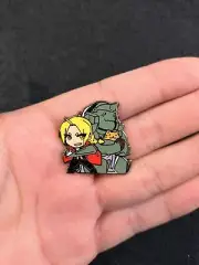 Fullmetal Alchemist Edward Elric/Alphonse Elric/Cat Enamel Hat Pin Metal Badge