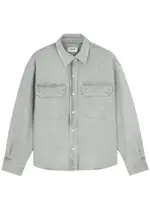 Agolde Gwen Denim Shirt - Light Grey - S (UK8-10 / S) S (UK8-10 / S)