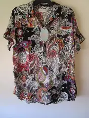 Peter Alexander Maternity Paisley Maternity Shirt Size XS, S, M