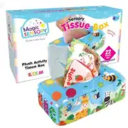 NEW Magic Sensory Tissue Box Learning Playtime Fun Toy Kids Gift (4 months +)