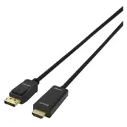 Comsol 2m 4K DisplayPort Male To HDMI Male Cable