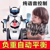 在飛比找樂天市場購物網優惠-遙控機器人 艾力克智能遙控機器人 陪伴對話互動感應早教編程跳