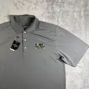 Callaway Army Ten-Miler Polo Shirt Golf Athletic Gray Mens Large