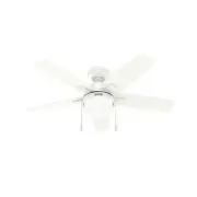 Hunter 44 inch Anisten Ceiling Fan with LED Light Pull Chain Contemporary Modern