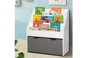 Keezi 3 Tiers Kids Bookshelf Magazine Rack Children Bookcase Organiser Storage