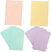 AUTSUPPL Binder Paper 6 Hole Planner Inserts Notepad Refills Australia 160 Sheets