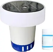 Nankoyal Pool Chlorine Floater | Solar Pool Chlorine Float,Pond Tablet Holder, Easy Opening Holder, Cleaning Supplies, Adjustable Chlorinator for Spa