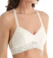 Passionata Women's Crazy Lace Bralette Peach Rose Large