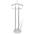 vidaXL Valet Stand Coat Shirt Organiser Metal Frame