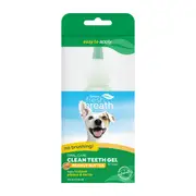 TropiClean Fresh Breath Clean Teeth Gel For Dogs - Peanut Butter (118ml bottle) | Dental Chews