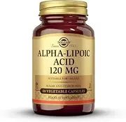 Solgar Alpha Lipoic Acid Vegetable Capsules, 120 Mg, 60 Count