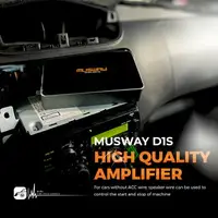 在飛比找樂天市場購物網優惠-M4d【MUSWAY D1S】音效處理器 DSP擴大機 四聲