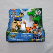 NEW Paw Patrol Jungle Pups Chase Tracker Tiger 3 Figures Police Cop