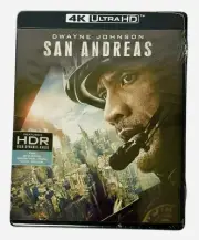 San Andreas 4K UHD Blu-ray Dwayne Johnson -NEW & SEALED