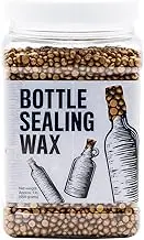 Blended Waxes, Inc. Bottle Sealing Wax 1 lb. Pastilles - Resilient and Versatile Bottling Wax For Wine, Beer, and Liquor Bottle Sealing - Seals Between 25-30 Bottles (Bronze Metallic)