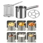 Deep Fryer Pot Net Basket Cooking Supplies French Fries Cooker Fryer Pan