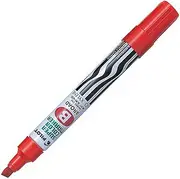 Pilot 4.5mm Chisel Tip Permanent Marker, Red (SCA-B-R) - Pack of 12