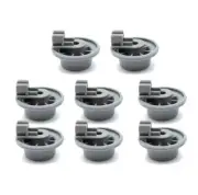 Set of 8 Replacement Lower Rack Rollers Plastic Texture Dishwasher Spare Parts