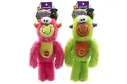 2 x Dog Chew Bite Toy Monster Ziggle Squeaky Pet Puppy Play Heavy Duty Dental