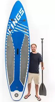 KINGS Inflatable Stand-Up Paddle Board 10Ft 6In Huge 150Kg Rating