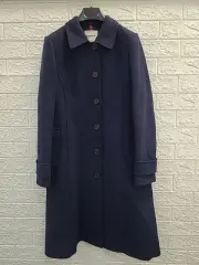 New Boden Durham Wool Blend Navy Coat Size 8R (US)
