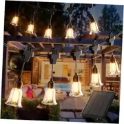 Solar String Lights for Outside,30FT Outdoor String Lights Waterproof,