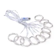 3M*3M USB 15W IP67 8 Modes Remote Control 300 LED Curtain Fairy String Holiday Light DC5V