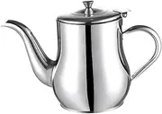 LIFKOME Non-Rusting Wear-Resistant Oil Storage Can Filter Stainless Steel Oil Pot Strainer for Family