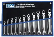 SP Tools SP10311 - Gear Spanner Set 11 Piece Metric Flexhead