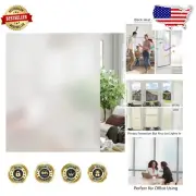 Heat Control & UV Blocking Frosted Window Film—Static Cling Privacy Solution