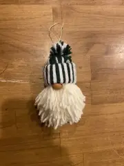 Handmade Gnome Christmas Tree Yarn Ornament