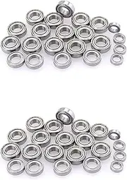 Voniecop 28Pcs Metal Steel Ball Bearing 8109 for 1/8 08423 08425 08426 08427 9020 9072 9116 9203 RC Car Upgrade Parts