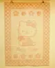 【震撼精品百貨】Hello Kitty 凱蒂貓 家具-地墊-粉格140-195【共1款】 震撼日式精品百貨