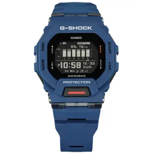 【CASIO 卡西歐】G-SHOCK藍牙運動防水電子錶(GBD-200-2)