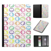 PASSPORT ITINERARY ORGANIZER|RAINBOW FISH ANIMAL PATTERN #2