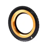 Adapter for M42 Lens for Canon EOS EF Mount to 5DIV 6DII 90D Gold Adjustable