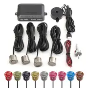 DC 12V 10 Colors PVC Buzzer Display Pure Beep Sound Reversing Car Radar Detector 32 GOLD