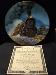 The Broadway Limited Collector Plate by R.E. Pierce Trains Knowles #8270B
