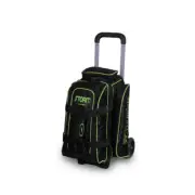Storm Rolling Thunder 2 Ball Roller Checkered Black Lime Bowling Bag