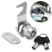 Cam Lock Cabinet Lock With Keys For RV Camper Storage Mailbox Drawer 16mm/30mm