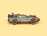 Delorean Back To The Future Enamel Pin Lanyard Decoration