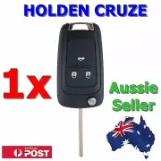1 x Holden Cruze Barina Trax 3 Button Remote Flip Key Blank Shell/Case