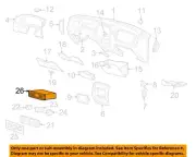 FORD OEM 1995 Explorer Instrument Panel-Heater Control F5TZ19980B (for: Ford)