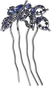 FOMIYES Hair Accessories Crown Hair Combs for Women Accessories Comb Chinese Style Headband Ancient Style Clip Headdress Chinese-style Hairpin Bride Headpiece Alloy Black