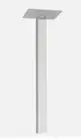 Stainless Steel Heavy Duty Letterbox Post White Mount Mounting In Ground