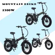1500W Adult Mountain Ebike 20" Fat Tire Electric Bike 48V Electric Bicycle AU