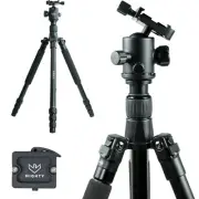 Mighty Hunting Tripod + Picatinny Adapter - 155cm Max, 10KG Capacity + Carry Bag