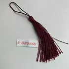 57 color Fringe Tassel Hanging DIY Craft Bookmark Sewing Finishes Trim 30pcs/lot